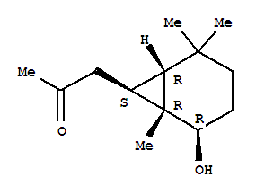 rel-(9ci)-1-[(1r,2r,6r,7s)-2-羥基-1,5,5-三甲基雙環(huán)[4.1.0]庚-7-基]-2-丙酮結構式_809237-16-9結構式