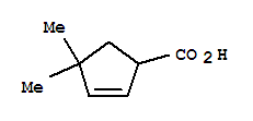 (9ci)-4,4-二甲基-2-環(huán)戊烯-1-羧酸結(jié)構(gòu)式_81888-03-1結(jié)構(gòu)式