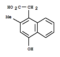 (9ci)-4-羥基-2-甲基-1-萘乙酸結(jié)構(gòu)式_820258-42-2結(jié)構(gòu)式