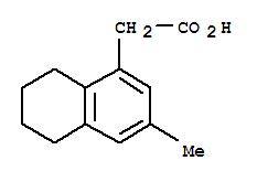 (9ci)-5,6,7,8-四氫-3-甲基-1-萘乙酸結(jié)構(gòu)式_820258-43-3結(jié)構(gòu)式