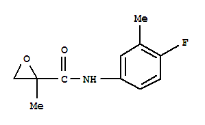 Oxiranecarboxamide, n-(4-fluoro-3-methylphenyl)-2-methyl-(9ci)Structure,821765-35-9Structure Oxiranecarboxamide, n-(4-fluoro-3-methylphenyl)-2-methyl-(9ci) Structure,821765-35-9Structure