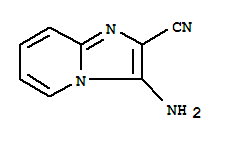 3-氨基-咪唑并[1,2-a]吡啶-2-甲腈結(jié)構(gòu)式_82193-32-6結(jié)構(gòu)式