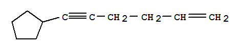 (9ci)-5-己烯-1-炔-環(huán)戊烷結(jié)構(gòu)式_83611-07-8結(jié)構(gòu)式
