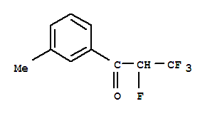 (9ci)-2,3,3,3-四氟-1-(3-甲基苯基)-1-丙酮結(jié)構(gòu)式_84125-10-0結(jié)構(gòu)式