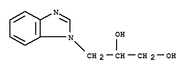 (9ci)-3-(1H-苯并咪唑-1-基)-1,2-丙二醇結(jié)構(gòu)式_84227-78-1結(jié)構(gòu)式