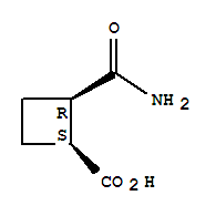 順式-(9ci)-2-(氨基羰基)-環(huán)丁烷羧酸結(jié)構(gòu)式_84585-78-4結(jié)構(gòu)式