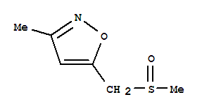 (9ci)-3-甲基-5-[(甲基亞磺酰基)甲基]-異噁唑結(jié)構(gòu)式_84654-08-0結(jié)構(gòu)式