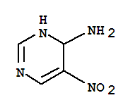 (9ci)-1,4-二氫-5-硝基-4-嘧啶胺結構式_84928-80-3結構式