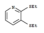 (9CI)-2,3-雙(乙基硫代)-吡啶結(jié)構(gòu)式_85330-81-0結(jié)構(gòu)式