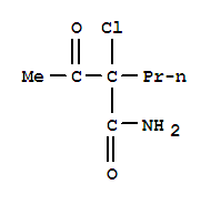 (5ci)-2-乙?；?2-氯戊酰胺結(jié)構(gòu)式_857976-30-8結(jié)構(gòu)式