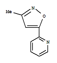 (9CI)-2-(3-甲基-5-異噁唑基)-吡啶結(jié)構(gòu)式_85903-37-3結(jié)構(gòu)式