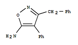(5ci)-5-氨基-3-芐基-4-苯基-異噁唑結構式_860371-56-8結構式