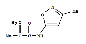 (9ci)-2-甲基-n-(3-甲基-5-異噁唑基)-2-丙酰胺結(jié)構(gòu)式_86685-07-6結(jié)構(gòu)式