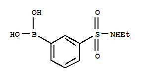 3-(N-乙基磺酰基)苯硼酸結(jié)構(gòu)式_871329-76-9結(jié)構(gòu)式