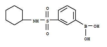 3-N-環(huán)己基磺?；脚鹚峤Y(jié)構(gòu)式_871329-79-2結(jié)構(gòu)式