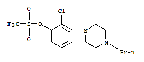 1,1,1-三氟-,2-氯-3-(4-丙基-1-哌嗪)甲烷磺酸苯酯結(jié)構(gòu)式_871356-22-8結(jié)構(gòu)式