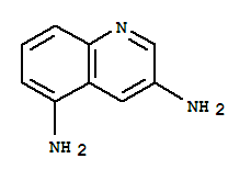(5CI)-3,5-二氨基喹啉結構式_874498-26-7結構式