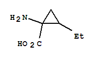 (9ci)-1-氨基-2-乙基-環(huán)丙烷羧酸結(jié)構(gòu)式_87480-58-8結(jié)構(gòu)式