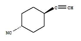 反式-(9ci)-4-乙炔-環(huán)己烷甲腈結構式_88075-29-0結構式