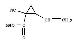 (9ci)-1-氰基-2-乙烯-環(huán)丙烷羧酸甲酯結(jié)構(gòu)式_88326-59-4結(jié)構(gòu)式