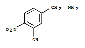 5-(氨基甲基)-2-硝基-苯酚結(jié)構(gòu)式_887583-26-8結(jié)構(gòu)式