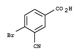Benzoic acid, 4-bromo-3-cyano-Structure,887757-25-7Structure Benzoic acid, 4-bromo-3-cyano- Structure,887757-25-7Structure