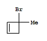 (7ci)-3-溴-3-甲基-環(huán)丁烯結(jié)構(gòu)式_89280-21-7結(jié)構(gòu)式