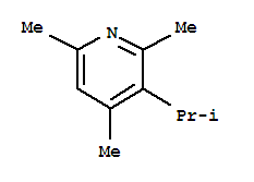 (9CI)-2,4,6-三甲基-3-(1-甲基乙基)-吡啶結(jié)構(gòu)式_89406-85-9結(jié)構(gòu)式