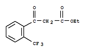 3-氧代-3-(2-三氟甲基苯基)丙酸乙酯結(jié)構(gòu)式_89424-17-9結(jié)構(gòu)式
