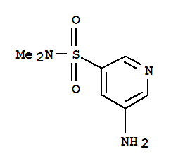 (9ci)-5-氨基-N,N-二甲基-3-吡啶磺酰胺結(jié)構(gòu)式_896161-00-5結(jié)構(gòu)式