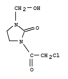 (7ci)-1-(氯乙?；?-3-(羥基甲基)-2-咪唑啉酮結構式_89641-61-2結構式