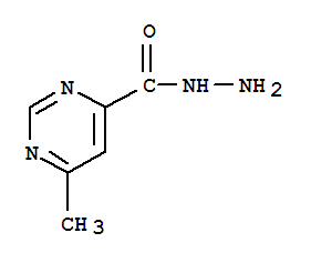 (7ci)-6-甲基-4-嘧啶羧酸肼結構式_89691-95-2結構式