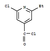 (7ci)-2-氯-6-乙基-異煙酰氯結構式_89938-71-6結構式