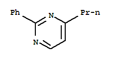 (6CI,9CI)-2-苯基-4-丙基-嘧啶結(jié)構(gòu)式_89967-04-4結(jié)構(gòu)式