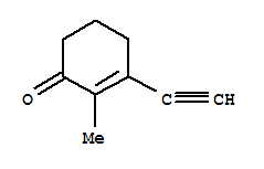 (6ci,9ci)-3-乙炔-2-甲基-2-環(huán)己烯-1-酮結構式_89998-56-1結構式