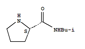 (s)-(9ci)-n-(2-甲基丙基)-2-吡咯烷羧酰胺結構式_90068-06-7結構式
