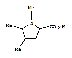 (7ci)-1,4,5-三甲基-脯氨酸結構式_90205-10-0結構式