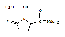 (7ci)-N,N-二甲基-5-氧代-1-乙烯基-2-吡咯烷羧酰胺結構式_90565-89-2結構式