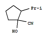 (7ci)-1-羥基-2-異丙基-環(huán)戊烷甲腈結(jié)構(gòu)式_90608-01-8結(jié)構(gòu)式