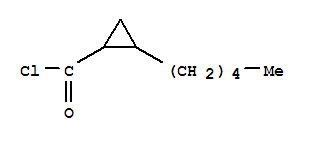 (7ci)-2-戊基-環(huán)丙烷羰酰氯結(jié)構(gòu)式_90722-23-9結(jié)構(gòu)式
