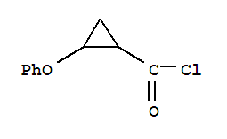 (6ci,7ci)-2-苯氧基-環(huán)丙烷羰酰氯結(jié)構(gòu)式_90797-97-0結(jié)構(gòu)式