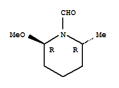 反式-(9ci)-2-甲氧基-6-甲基-1-哌啶羧醛結(jié)構(gòu)式_90862-55-8結(jié)構(gòu)式