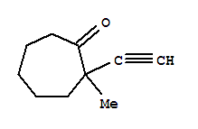 (7ci)-2-乙炔-2-甲基-環(huán)庚酮結(jié)構(gòu)式_90925-08-9結(jié)構(gòu)式