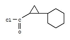 (6ci,7ci)-2-環(huán)己基-環(huán)丙烷羰酰氯結構式_90972-94-4結構式
