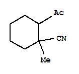 (7ci)-2-乙?；?1-甲基-環(huán)己烷甲腈結(jié)構(gòu)式_91251-50-2結(jié)構(gòu)式