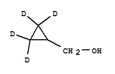 環(huán)丙甲醇-D4結(jié)構(gòu)式_91314-18-0結(jié)構(gòu)式