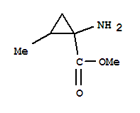 (9ci)-1-氨基-2-甲基-環(huán)丙烷羧酸甲酯結(jié)構(gòu)式_91366-09-5結(jié)構(gòu)式