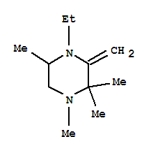 Piperazine, 4-ethyl-1,2,2,5-tetramethyl-3-methylene-(7ci)Structure,91823-91-5Structure Piperazine, 4-ethyl-1,2,2,5-tetramethyl-3-methylene-(7ci) Structure,91823-91-5Structure