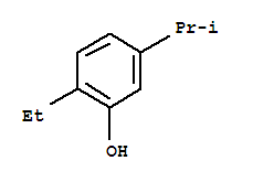 (7ci)-2-乙基-5-異丙基-苯酚結(jié)構(gòu)式_91967-91-8結(jié)構(gòu)式