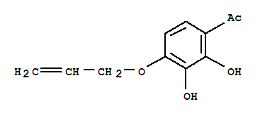 (7ci)-4-(烯丙氧基)-2,3-二羥基-苯乙酮結構式_92017-08-8結構式